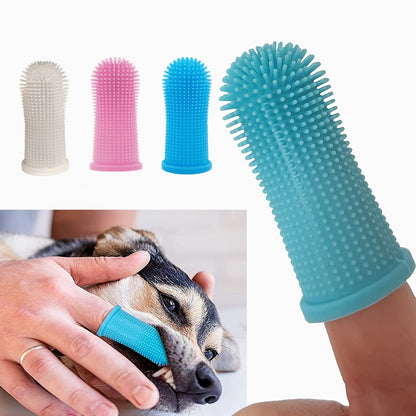 Super Soft Silicone Toothbrush - Perfect For Cleaning Your Dog Or Cat's Teeth!