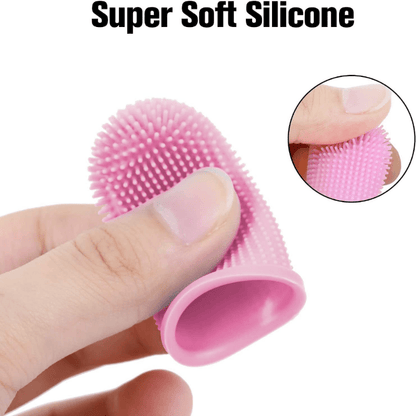 Super Soft Silicone Toothbrush - Perfect For Cleaning Your Dog Or Cat's Teeth!