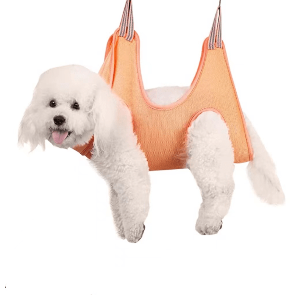 Comfort Grip Pet Hammock for Dogs & Cats - Ideal for Bathing, Trimming & Nail Clipping - Durable Polyester Material