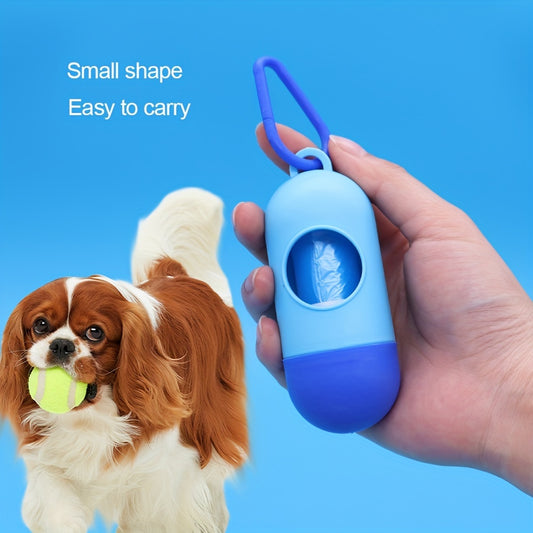 Portable Pet Waste Bag Dispenser with Holder for Dogs and Cats - Convenient and Hygienic Solution for Cleaning Up After Your Pets