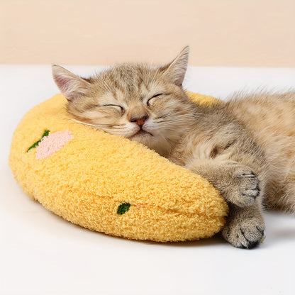 Soft Pillow For Cat, Ultra Soft Fluffy Pet Calming Toy, Cuddle Sleeping Pillow For Cat, Machine Washable