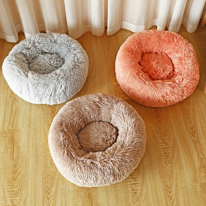 Cozy Plush Cat Nest House - Solid Color Cat Mat for Indoor Use, Suitable for Dogs and Cats, Soft and Warm, Easy to Clean, Durable and Long-Lasting