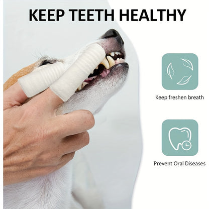 4/8pcs Dog Finger Toothbrush, 360 Degree Soft Dog Finger Toothbrush For Teeth, Durable And Washable Pet Oral Cleaning Tool