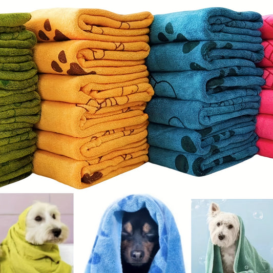 1 (27.56*39.37inch) pet bath towel, cat and dog bath towel, strong absorbency and lint-free large microfiber bath towel after bathing