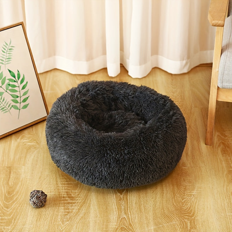 Cozy Plush Cat Nest House - Solid Color Cat Mat for Indoor Use, Suitable for Dogs and Cats, Soft and Warm, Easy to Clean, Durable and Long-Lasting