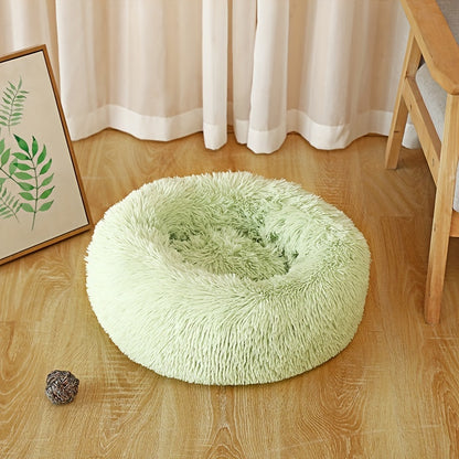 Cozy Plush Cat Nest House - Solid Color Cat Mat for Indoor Use, Suitable for Dogs and Cats, Soft and Warm, Easy to Clean, Durable and Long-Lasting