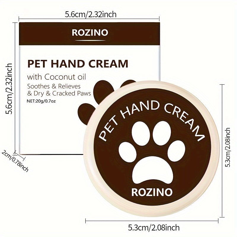 Pet Paw Balm, 0.71oz Dog Paw Moisturizing Balm, Paw Cream For Dogs Nose Heals, Pet Paw Protection Against Heat, Hot Pavement