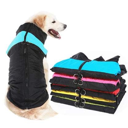 Clothes: Winter Pet Dog Clothes Warm Big Dog Coat Puppy Clothing Waterproof Pet Vest Jacket For Small Medium Large Dogs Golden Retriever