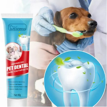 Pet Toothpaste Cat Dog Fresh Breath Toothpaste Deodorant Tartar Plaque Cleaning Dog Oral Care Edible Toothpaste Pet Products