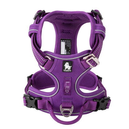 TRUE LOVE Pet Harness No Pull Nylon Reflective Dog Harness Adjustable Comfortable Control Step-in Brilliant Truelove TLH5654