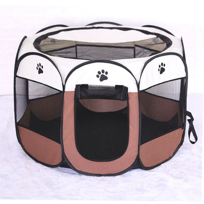 Portable Foldable Cat Tent Cat House Portable Folding Outdoor Travel Pet Tent Cat/Dog Cage Easy Operation Large Cat/Dog Fences