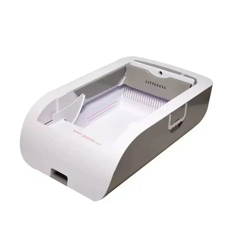 Automatic Intelligent Cat Litter Box, Deodorization, Semi Enclosed, Large Electric Poop Shovel, Toilet, Sterilization