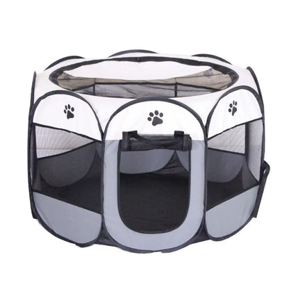 Portable Foldable Cat Tent Cat House Portable Folding Outdoor Travel Pet Tent Cat/Dog Cage Easy Operation Large Cat/Dog Fences