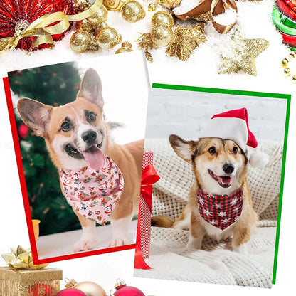 20 Pcs Christmas Dog Bandana Thanksgiving Dog Triangle Scarfs Halloween Dog Bibs Bandanas For Dog Accessoires