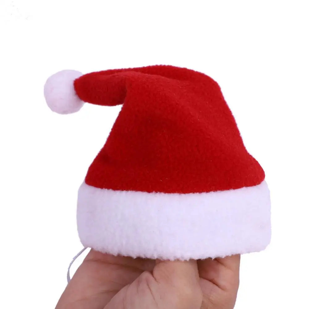 Cat Dog Christmas Hat Winter Warm Pet Cat Dog Santa Claus Hat Christmas Xmas New Year 2023 Plush Navidad Natale Pet Costumes