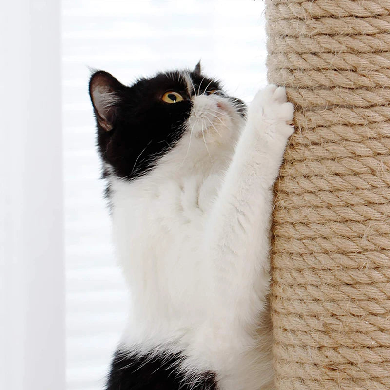 Toy: Cat Scratching Rope Natural Sisal Rope DIY Entangle Cat Tree Tower Kitten Toy Cat Climbing Paw Claw Scratchers Cat Accessories