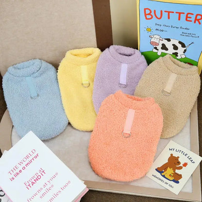 Winter Dog Sweater Warm Plush Dog Clothes for Small Medium Dogs Cats Soft Puppy Coat Jacket Chihuahua Teddy Costums Dog Supplies