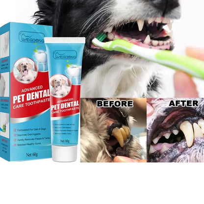 Pet Toothpaste Cat Dog Fresh Breath Toothpaste Deodorant Tartar Plaque Cleaning Dog Oral Care Edible Toothpaste Pet Products