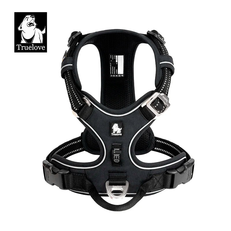 TRUE LOVE Pet Harness No Pull Nylon Reflective Dog Harness Adjustable Comfortable Control Step-in Brilliant Truelove TLH5654