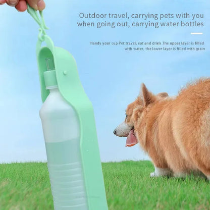 250Ml/500ML Dogs Go Out Kettle Drinker Portable Water Cup Drinking Water Feeder Pet Accopanying Cup Water Bottle Walking Dog Sup