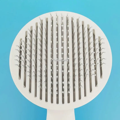 Self Cleaning Slicker Brush for Dog and Cat Removes Undercoat Tangled Hair Massages Particle Pet Comb Improves Circulation