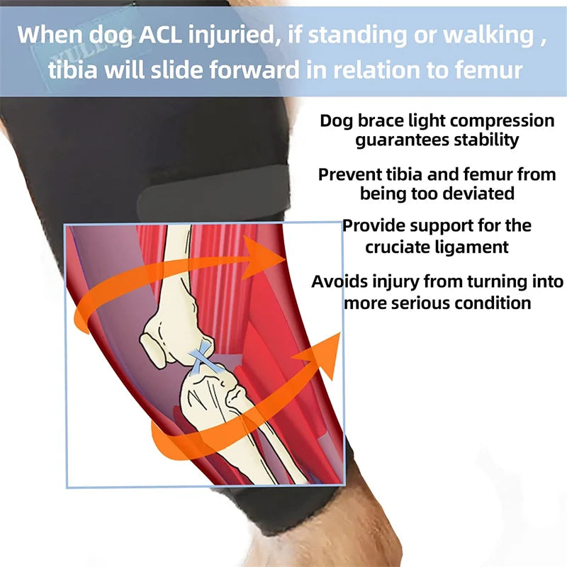 Dog Split Harness Assisted Front Rear Legs Support Disabled Elderly Canine Aid Treat ACL CCL Injury Arthritis Dog Accessories