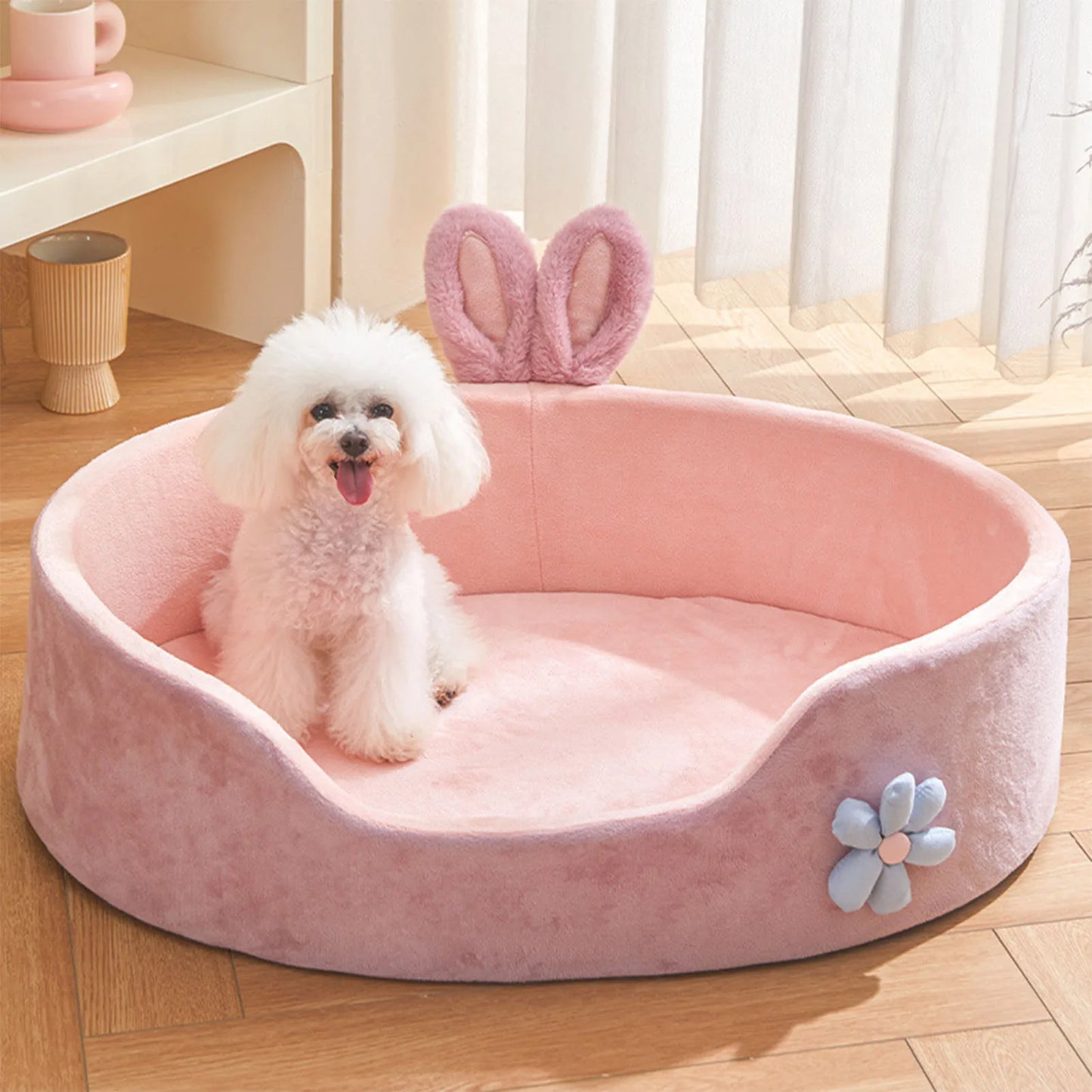 Detachable Pet Bed  Pet Bed Detachable Washable Dog Sleeping Bed Soft Comfortable Warm Cat Bed for Four Seasons Soft Pet Bed