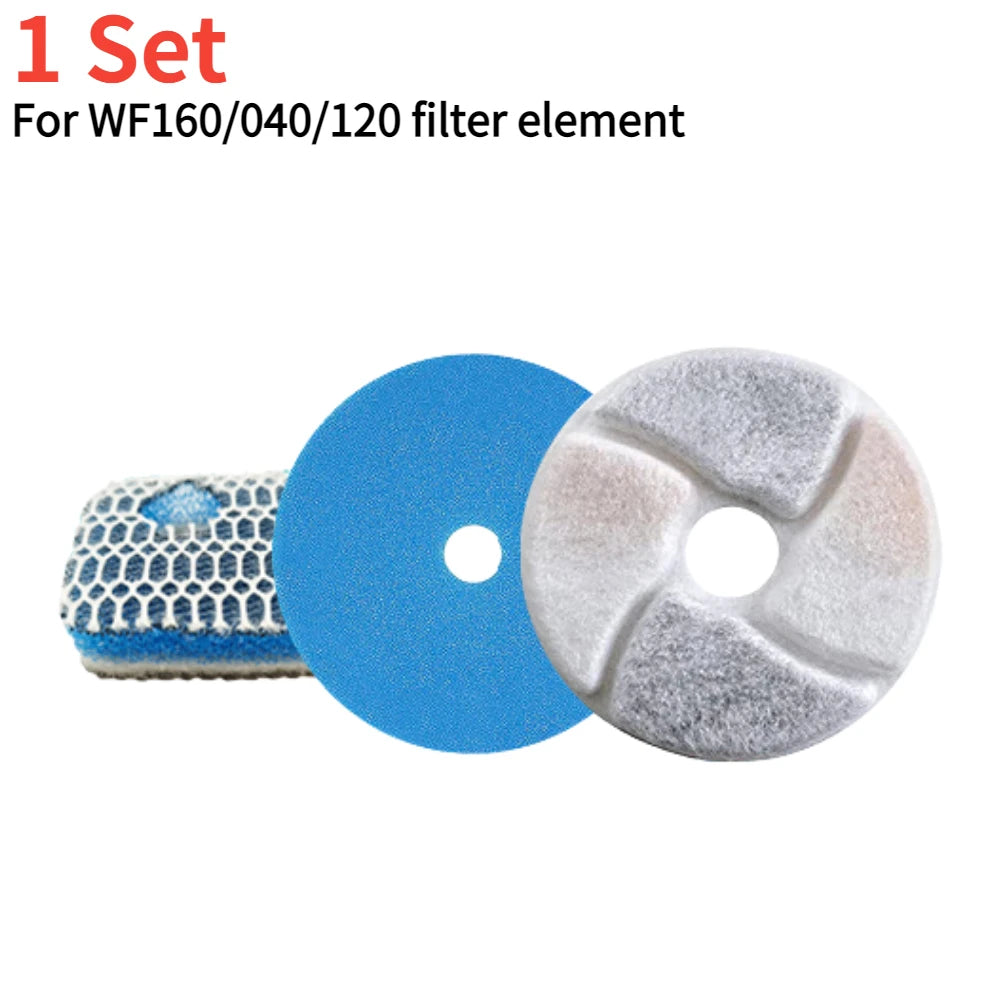 1/3set Cat Water Fountain Filters Replacement Activated Carbon Filter Element Cat Water Drinking Fountain Filter Pet Accessories