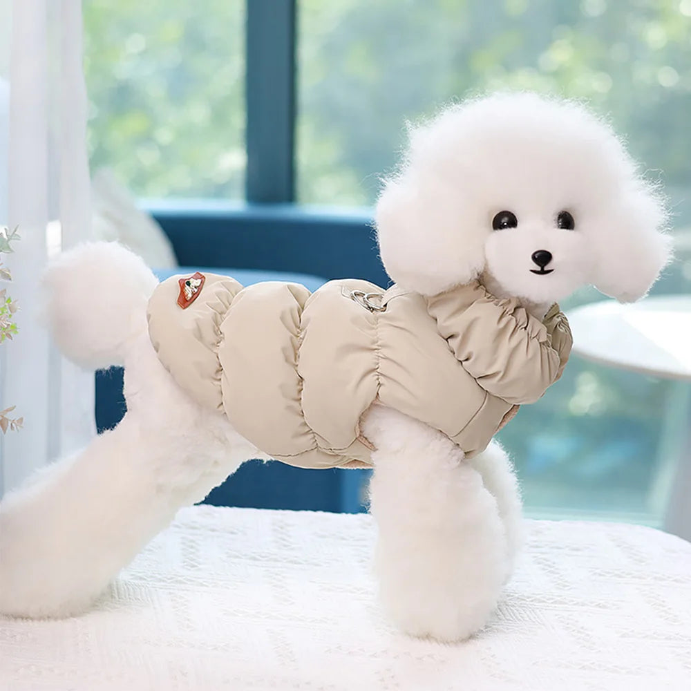 Clothes: Soft Warm Dog Clothes Winter Padded Puppy Cat Coat Jacket For Small Medium Dogs Chihuahua French Bulldog Poodle Vest Pet Outfit