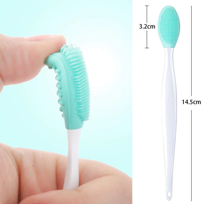 Cat Grooming Brush for Cat Chin Acne, Cat Black Seed Exfoliating Brush, Cat Chin Acne Care Soft Silicone Scraper