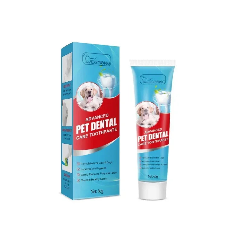 Pet Toothpaste Cat Dog Fresh Breath Toothpaste Deodorant Tartar Plaque Cleaning Dog Oral Care Edible Toothpaste Pet Products