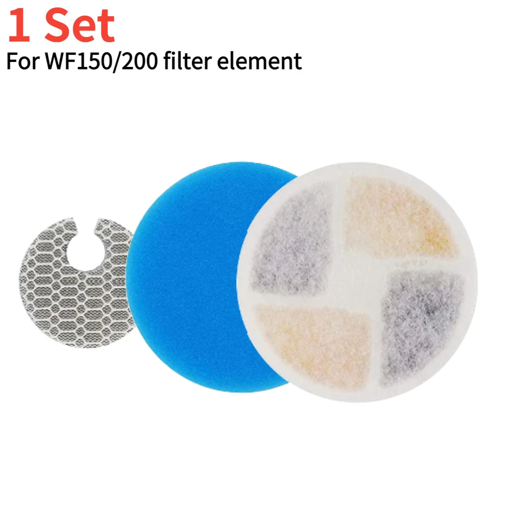 1/3set Cat Water Fountain Filters Replacement Activated Carbon Filter Element Cat Water Drinking Fountain Filter Pet Accessories