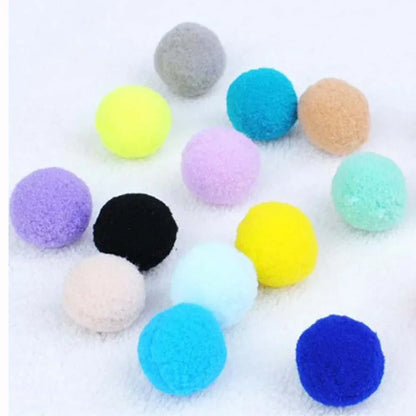 Delysia King  70pcs  Cat Toy Plush Ball