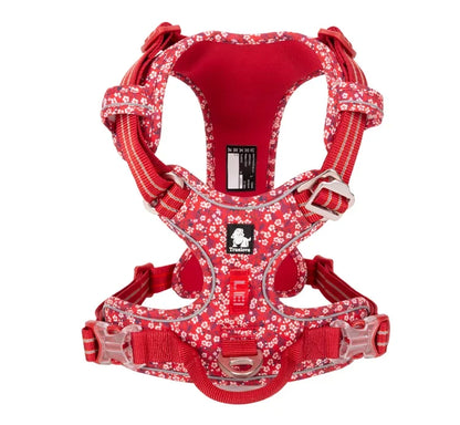 TRUE LOVE Pet Harness No Pull Nylon Reflective Dog Harness Adjustable Comfortable Control Step-in Brilliant Truelove TLH5654