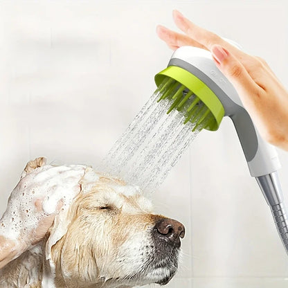 1pc Pet Bathing Spray Shower Head Massage Brush Glove For Dogs Bathing Supplies Pet Shop Wholesale Dog Accessories