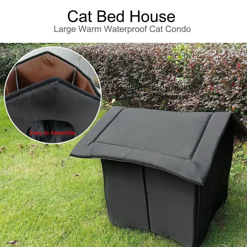 Bed: Cats House Waterproof Outdoor Keep Warm Pet Cat Cave Beds Nest Funny Foldable And Washable For Kitten Puppy Pets Supplies