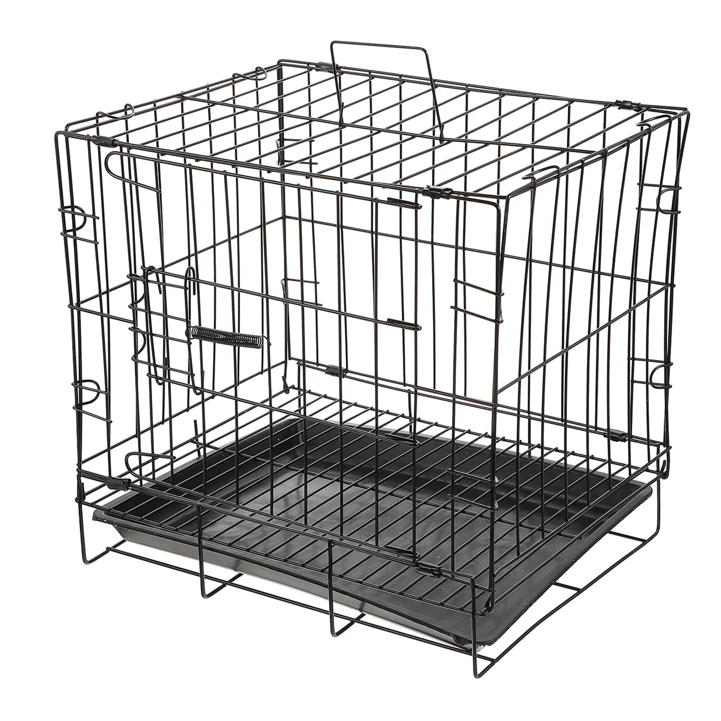 Folding Dog Kennel Indoor Pet Crate Playpen Indoor Iron Wire Kennel Large Animal Cat Supplies