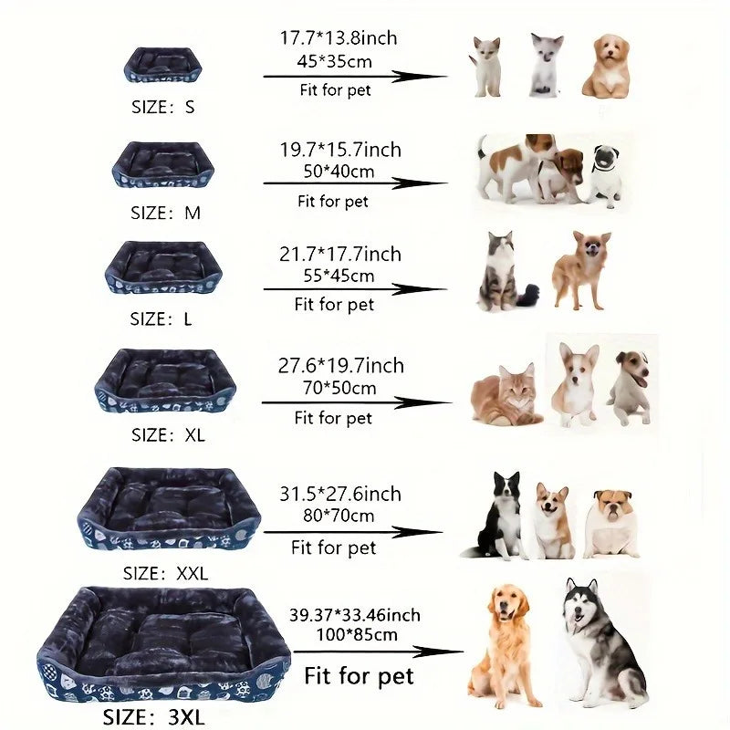 Bed: Pet Dog Bed Sofa Mats Pet Products Coussin Chien Animals Accessories Dogs Basket Supplies For Large Medium Small House Cat Bed