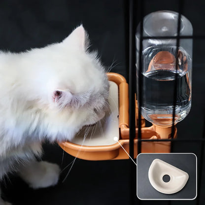 HOOPET Automatic Pet Bowls Cat Cage Hanging Water Bottle Dispenser Bowl For Puppy Cats Rabbit Dog Feeding Product Pet Supplies