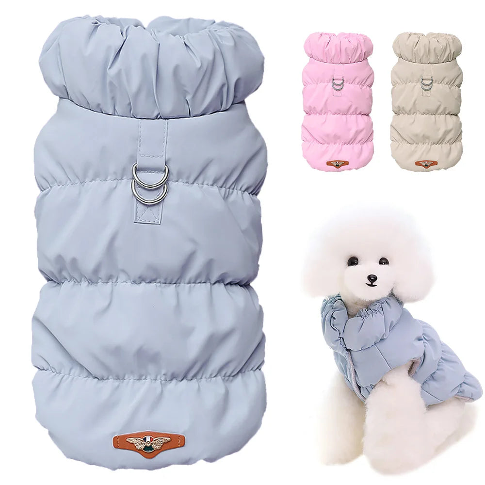 Clothes: Soft Warm Dog Clothes Winter Padded Puppy Cat Coat Jacket For Small Medium Dogs Chihuahua French Bulldog Poodle Vest Pet Outfit