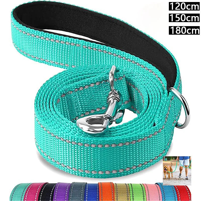 Cats Dogs Harness Collar Lead Strap Night Reflection Dog Pet Towing Rope 1.2/1.5/1.8m Guard Rope Pet Walking Training Leash