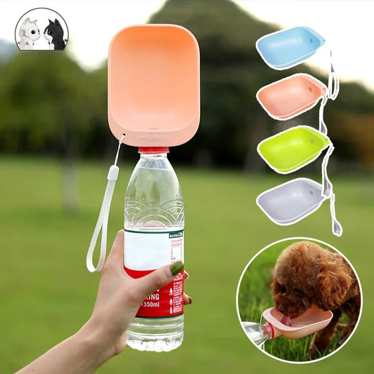 Dog Travel Water Bottle Portable Pet Dog Water Bottle Drinking Water Feeder for Dog Cat Outdoor Water Bowl Bottle Pet Supplies