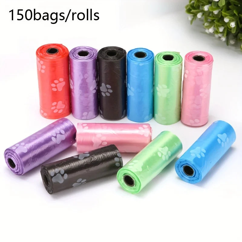 300 Count/20 Rolls Thick Leak-Proof Dog Poop Bags for Outdoor Walks, Polyethylene Material, Animal Waste Disposal, Black or Gree