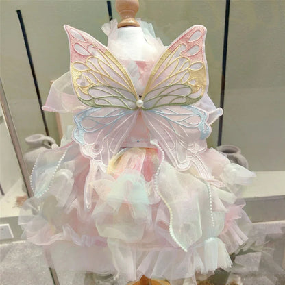 Summer Pet Dog Wedding Princess Clothes Pet Dog Dress For Dogs Skirt Summer York chihuahua poodle For Dogs Skirts party Dresses