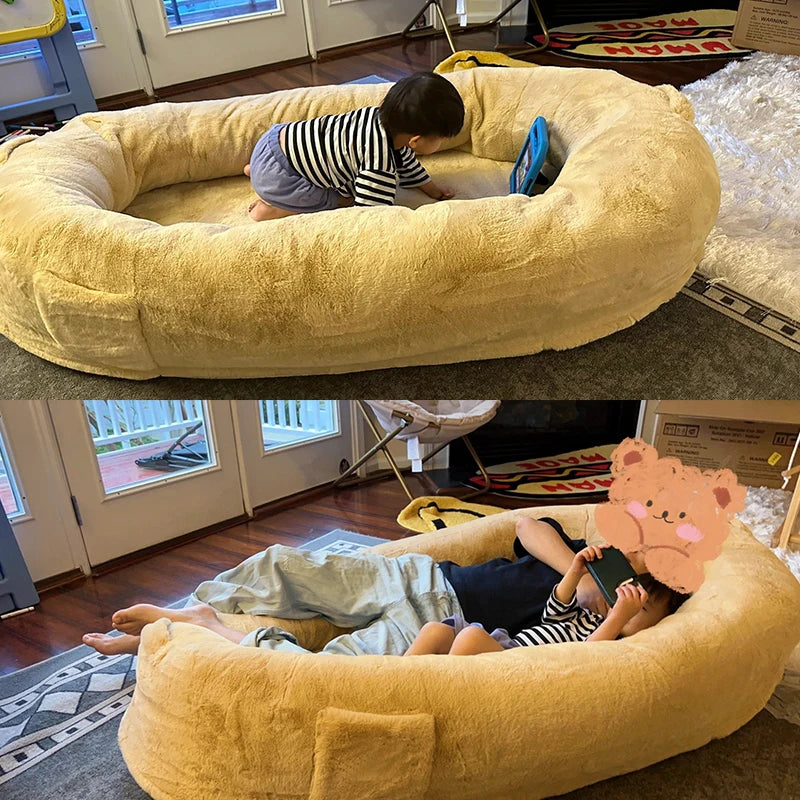 Dogs Dog Beds for Large Dogs Human Oversized Kennel Sleeping Sofa Human Cat Nest Huge Mat Sleeping  Sofa Pet