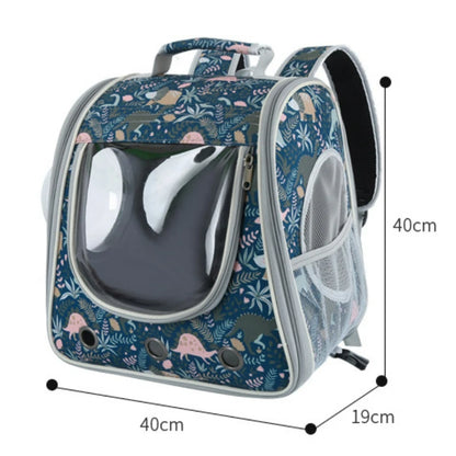 Pet Suitcase Stroller Cat Carrier Bag Breathable Cats Backpack Portable Carrying For Dogs Large Space Trolley Travel Bag