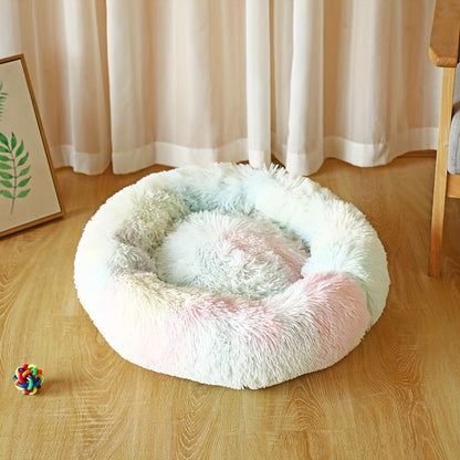 Cozy Plush Cat Nest House - Solid Color Cat Mat for Indoor Use, Suitable for Dogs and Cats, Soft and Warm, Easy to Clean, Durable and Long-Lasting