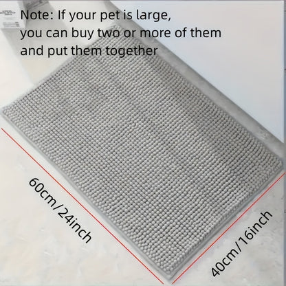 Ultra Absorbent Dog Door Mat for Muddy Paws - Quick Dry Microfiber, Non-Slip, Washable, and Easy to Clean - Perfect for Indoor Entry, Inside Floor, and Pet Owners