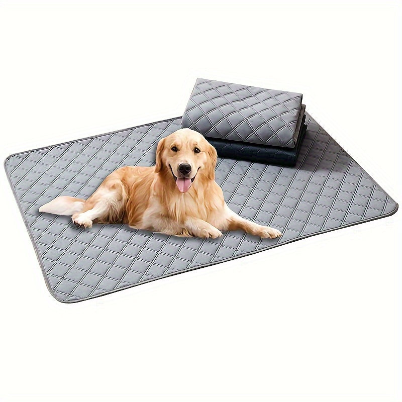 1pc Plaid Reusable Non-Slip Pet Mat for Dogs and Cats - Ultra Absorbent Washable Dog Pee Pad for Easy Training and Housebreaking - Saves Money, Reduces Waste, and Perfect for Extra Small to Large Breed Dogs