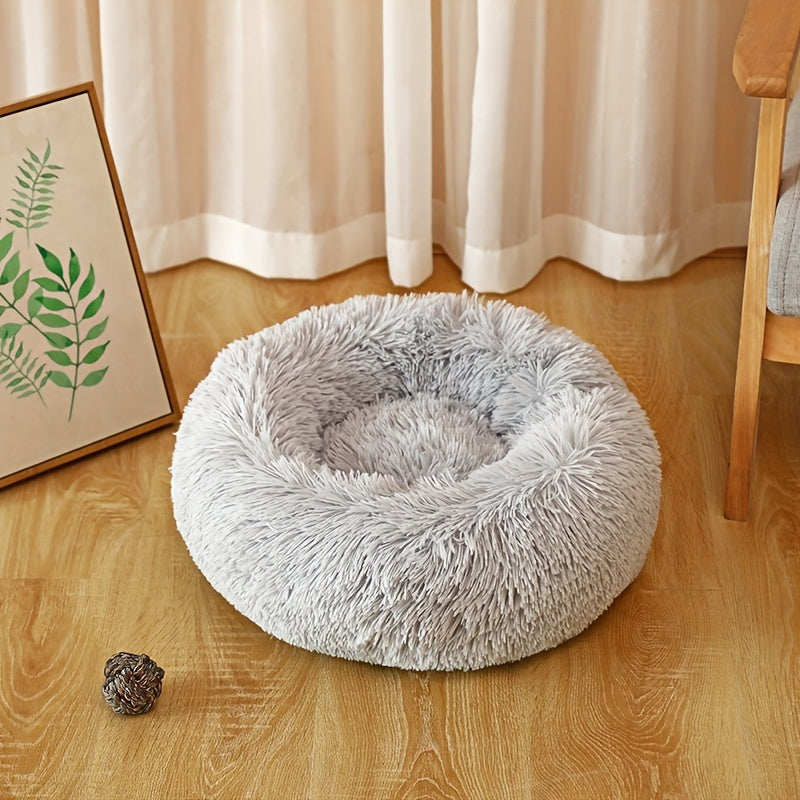 Cozy Plush Cat Nest House - Solid Color Cat Mat for Indoor Use, Suitable for Dogs and Cats, Soft and Warm, Easy to Clean, Durable and Long-Lasting